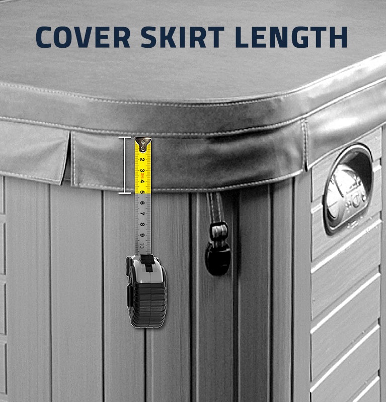 Measuring Cover Skirt Length